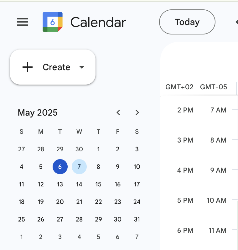 Calendar View