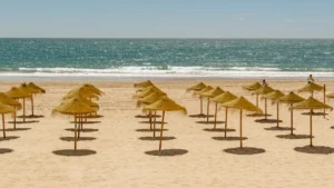 Victoria Beach of Cadiz, Spain